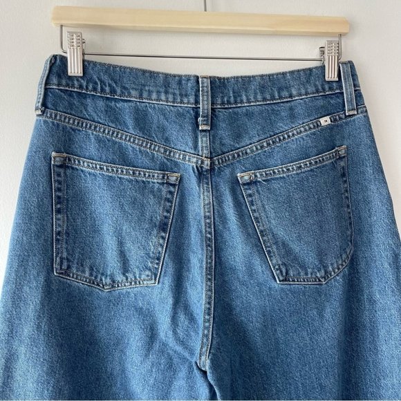❌SOLD ❌Sunday Best Go Off Road Dad Jean Baggy Loose 90s jeans  Med Blue size 28 - Picture 4 of 12